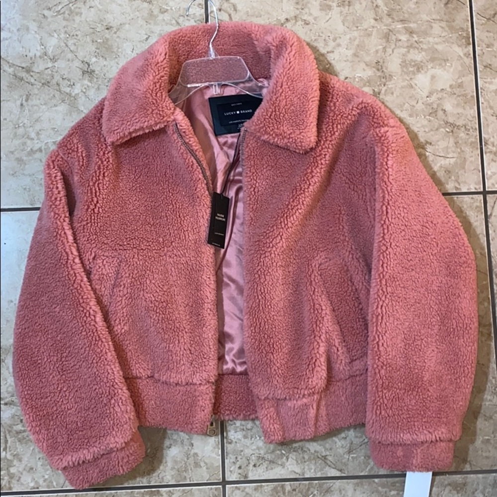 Lucky Brand Fur Jacket